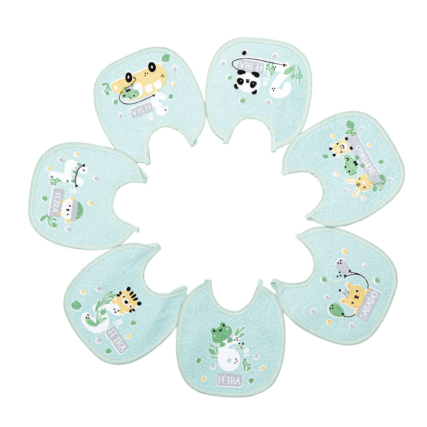 Kit Babador Papi Semaninha Impermeável Estampado – 7 Peças Kit Babador Papi Semaninha Impermeável Estampado – 7 Peças