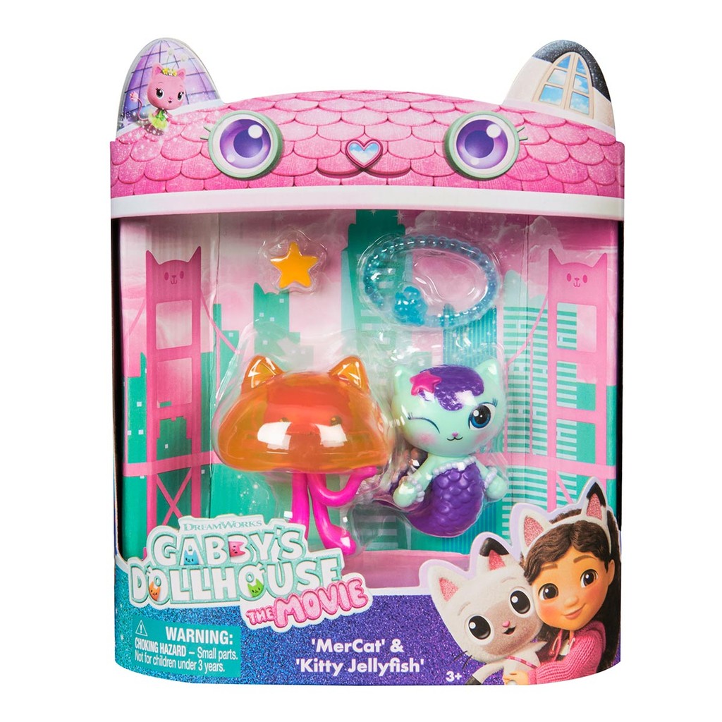 2 Bonecos Mercat e Kitty Jellyfish – Gabby’s Dollhouse 2 Bonecos Mercat e Kitty Jellyfish – Gabby’s Dollhouse