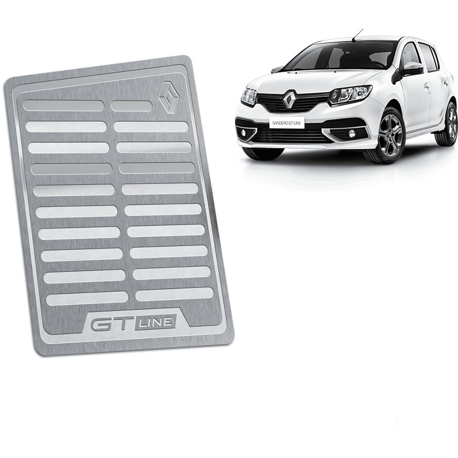 Descanso de Pé Sandero Gt line 15/19 – Aço Inox Descanso de Pé Sandero Gt line 15/19 – Aço Inox