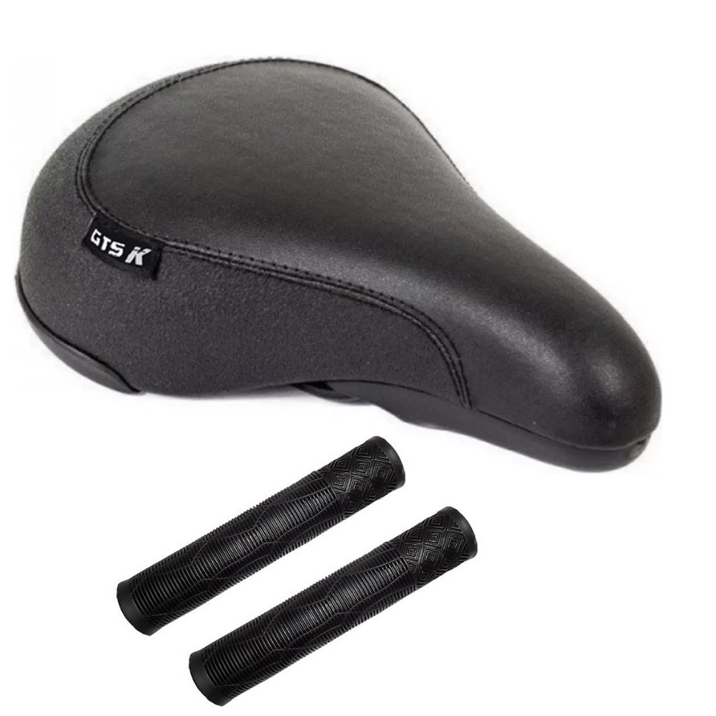 Selim GTS-K Tipo Ddk 243 Bmx Dirt Jump Freestyle Freeride Bike Banco Grau Colorido E  manopla gios colorida bmx bike