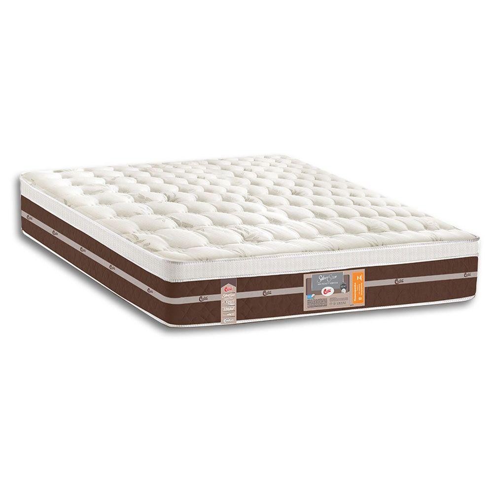 Colchão Casal Molas Ensacadaas Pocket Silver Star Air Híbrido Euro Pillow (138x188x32) – Castor Colchão Casal Molas Ensacadaas Pocket Silver Star Air Híbrido Euro Pillow (138x188x32) – Castor