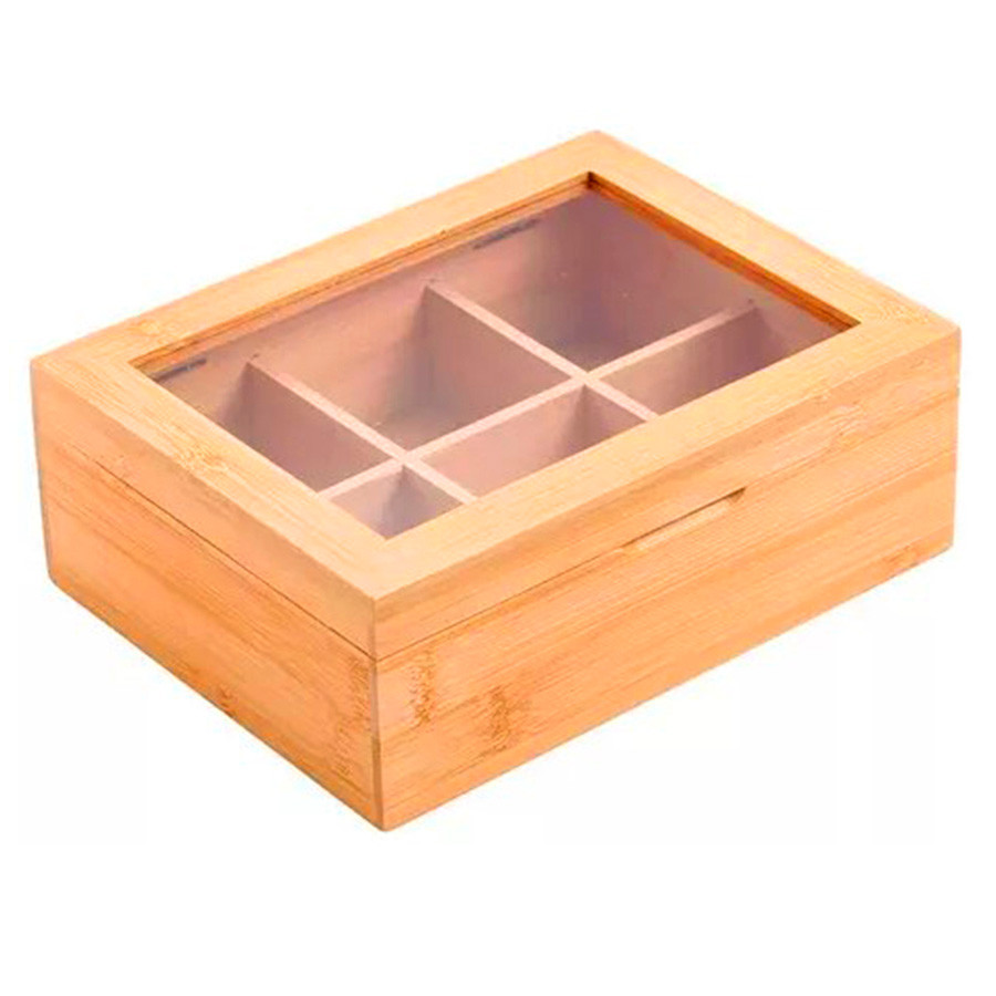 Caixa de Chá Mystic de Bambu – 21x16x7,4cm – 1 unidade – Rizzo Caixa de Chá Mystic de Bambu – 21x16x7,4cm – 1 unidade – Rizzo