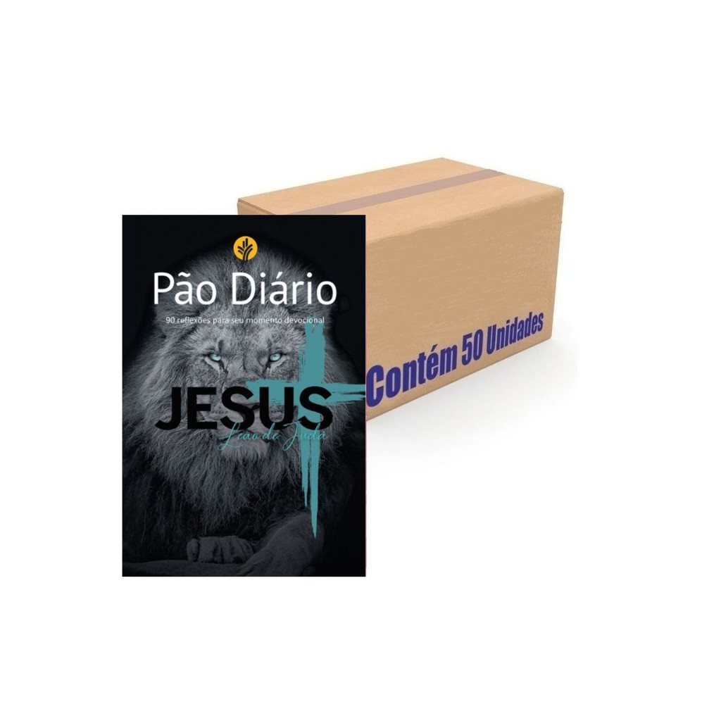Kit 50 Livros Pão Diário | 90 reflexões para seu momento devocional | Capa Leão de Judá | Publicações Pão Diário Kit 50 Livros Pão Diário | 90 reflexões para seu momento devocional | Capa Leão de Judá | Publicações Pão Diário