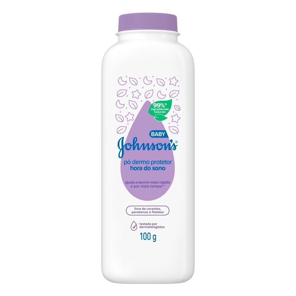 Talco Dermo Protetor Johnson’s Baby Hora do Sono 100g Talco Dermo Protetor Johnson’s Baby Hora do Sono 100g