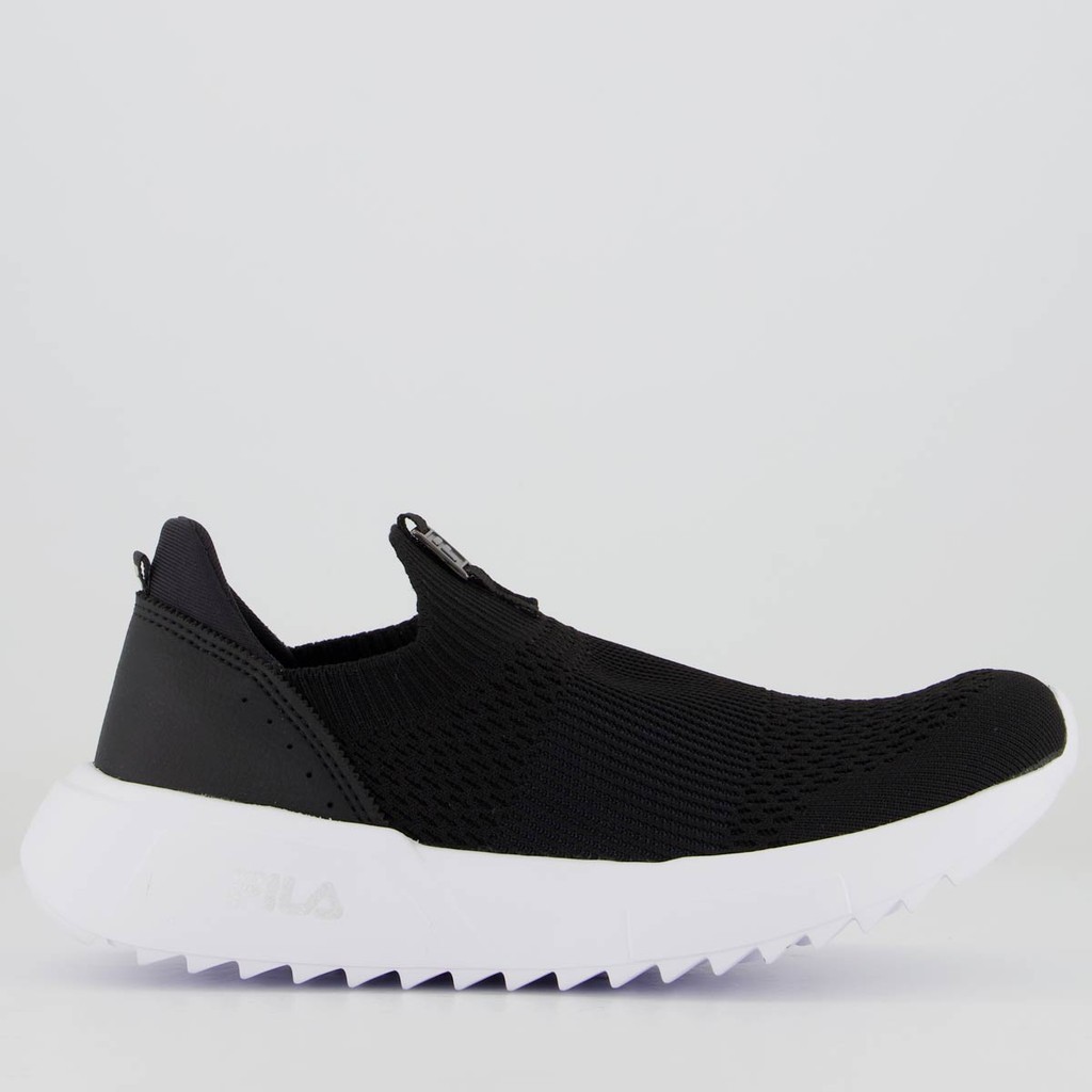 Tênis Fila Calzini II Feminino Preto e Branco Tênis Fila Calzini II Feminino Preto e Branco