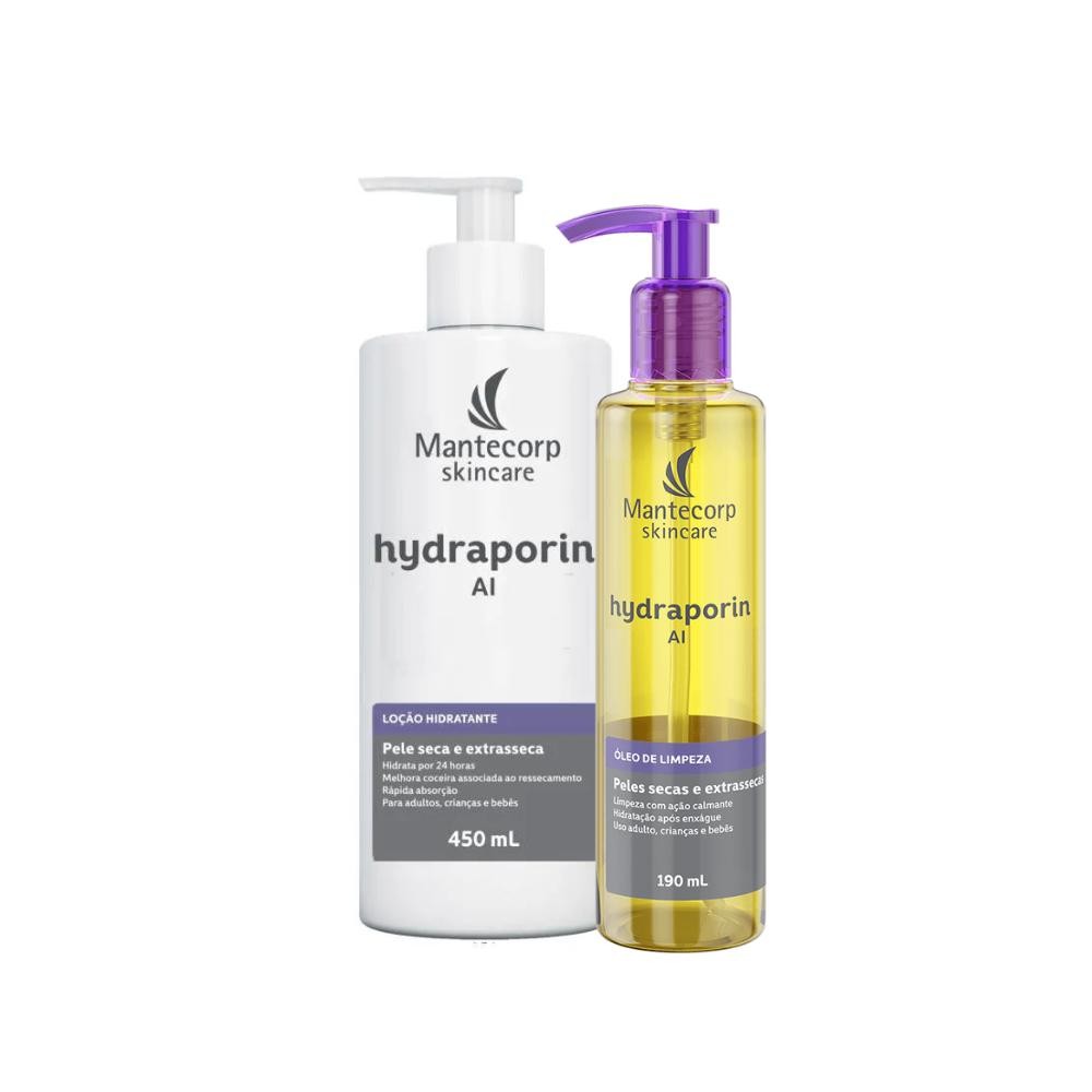 Kit Hidratação Instantânea Hydraporin Corpo e Rosto Kit Hidratação Instantânea Hydraporin Corpo e Rosto