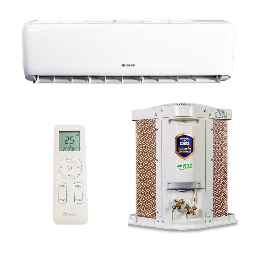 Ar Condicionado Inverter G-Top Auto 12000 Quente e Frio 220v R-32 Wi-Fi Ar Condicionado Inverter G-Top Auto 12000 Quente e Frio 220v R-32 Wi-Fi