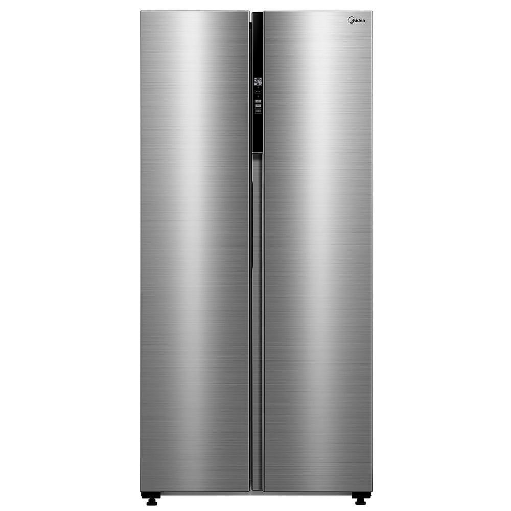 Geladeira Frost Free Side By Side 442L Cor Inox Midea 220v MDRS598FGA042 Geladeira Frost Free Side By Side 442L Cor Inox Midea 220v MDRS598FGA042