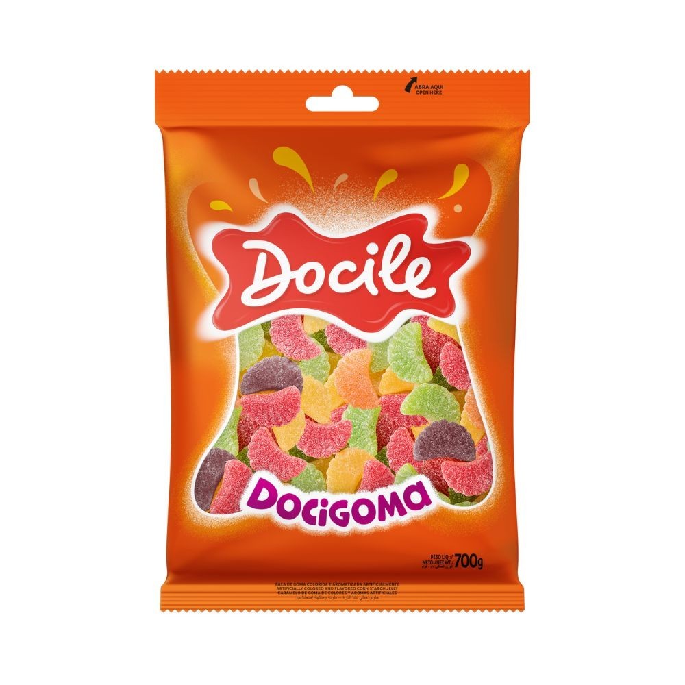 Bala de Goma Gomos Sortidos 700g – Docile Bala de Goma Gomos Sortidos 700g – Docile