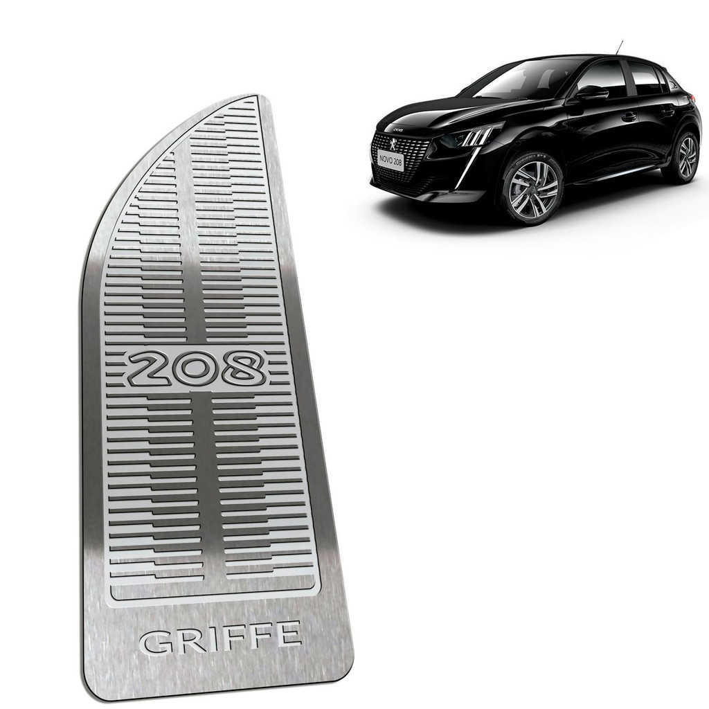 Descanso de Pé Peugeot 208 Griffe 21/.. – Aço Inox Descanso de Pé Peugeot 208 Griffe 21/.. – Aço Inox