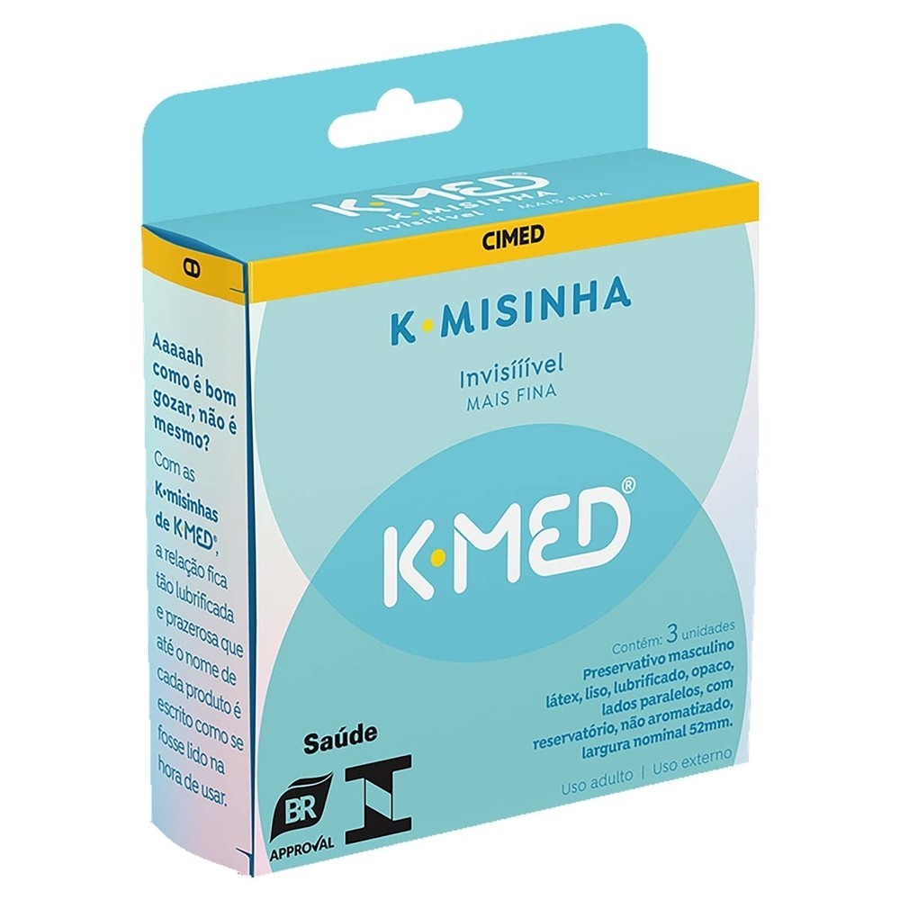 K-med K-misinha Invisivel 3 UN K-med K-misinha Invisivel 3 UN