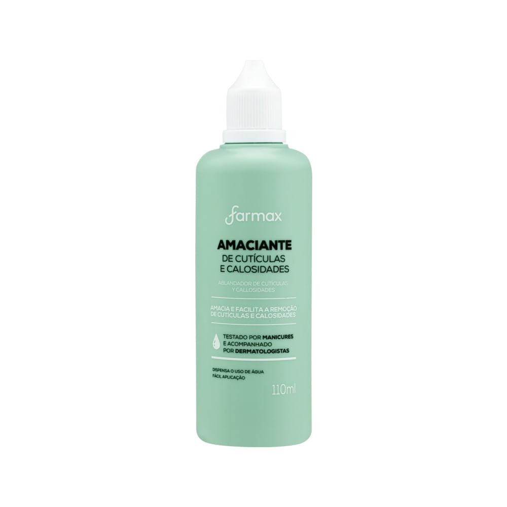AMACIANTE DE CUTICULAS E CALOSIDADES FARMAX 110ML AMACIANTE DE CUTICULAS E CALOSIDADES FARMAX 110ML