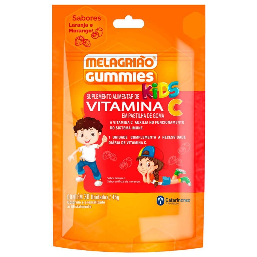 MELAGRIÃO KIDS GUMMIES VITAMINA C COM 30 UNIDADES MELAGRIÃO KIDS GUMMIES VITAMINA C COM 30 UNIDADES
