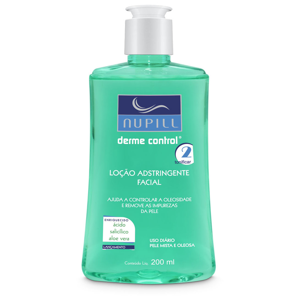 Loção adstringente Nupill Derme Control Loção adstringente Nupill Derme Control