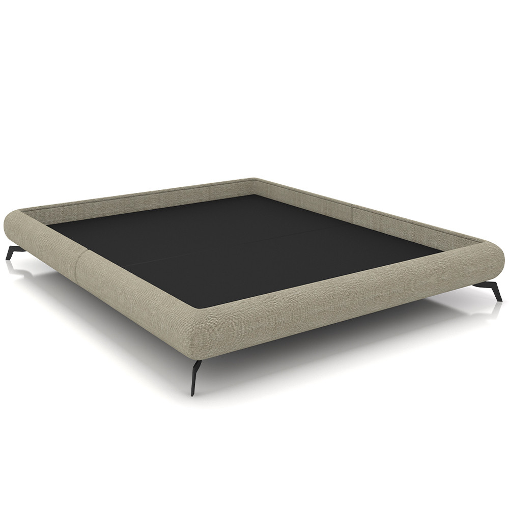 Cama Casal Queen Base Box Pés de Ferro Estilo Industrial 176cm Otto P05 Linho Bege Escuro – Lyam Decor Cama Casal Queen Base Box Pés de Ferro Estilo Industrial 176cm Otto P05 Linho Bege Escuro – Lyam Decor
