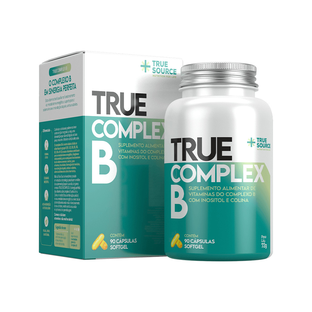 True Complex B 90 Cápsulas True Source True Complex B 90 Cápsulas True Source