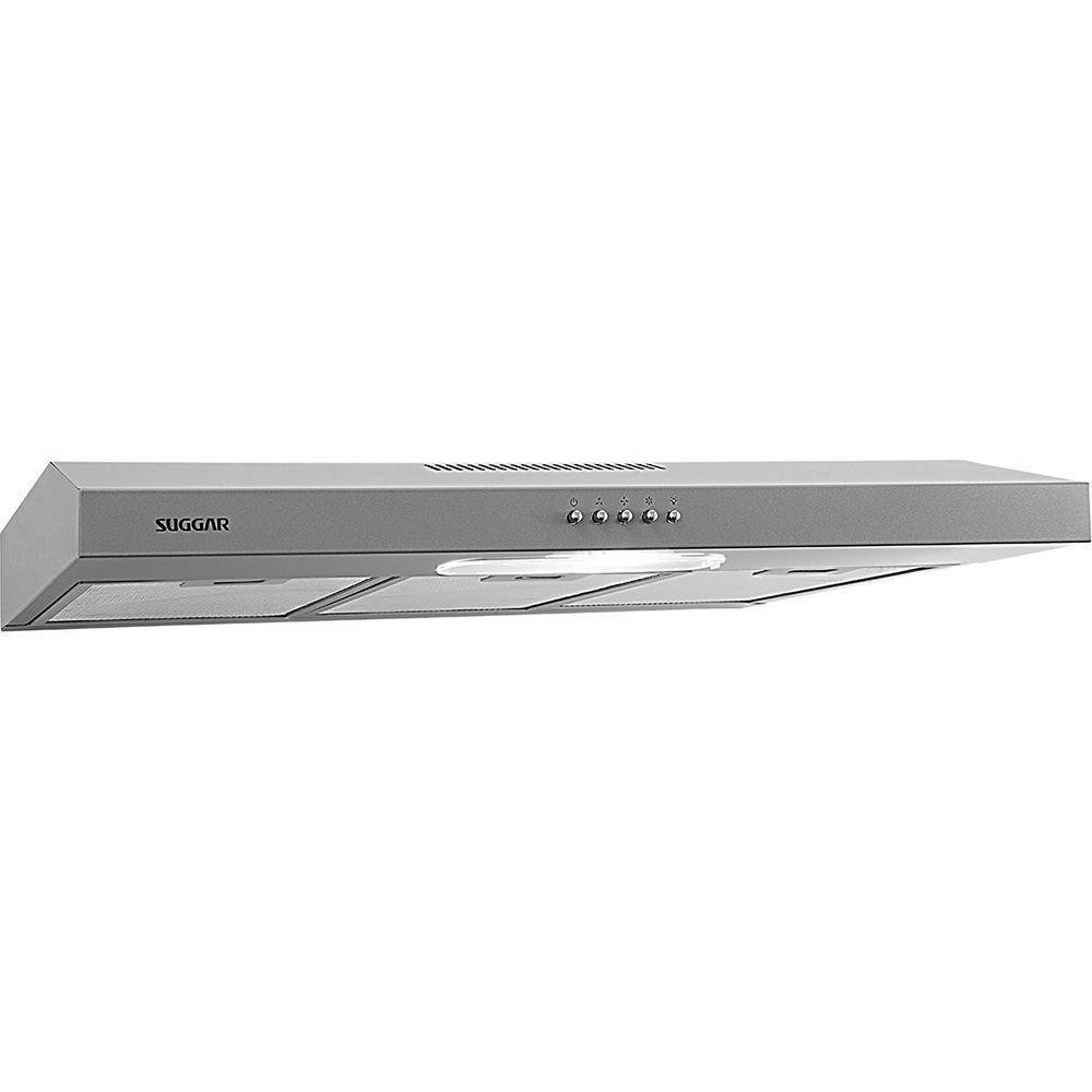 Depurador Slim Suggar DPS182PR 80cm 3 Velocidades Prata 220V Depurador Slim Suggar DPS182PR 80cm 3 Velocidades Prata 220V