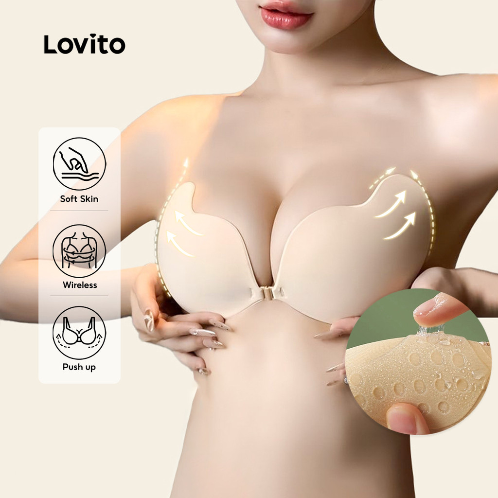 Lovito Acessórios de Lingerie Sexy Básicos para Todas As Estações Lingerie de Damasco para mulheres LNE107X040 Lovito Acessórios de Lingerie Sexy Básicos para Todas As Estações Lingerie de Damasco para mulheres LNE107X040
