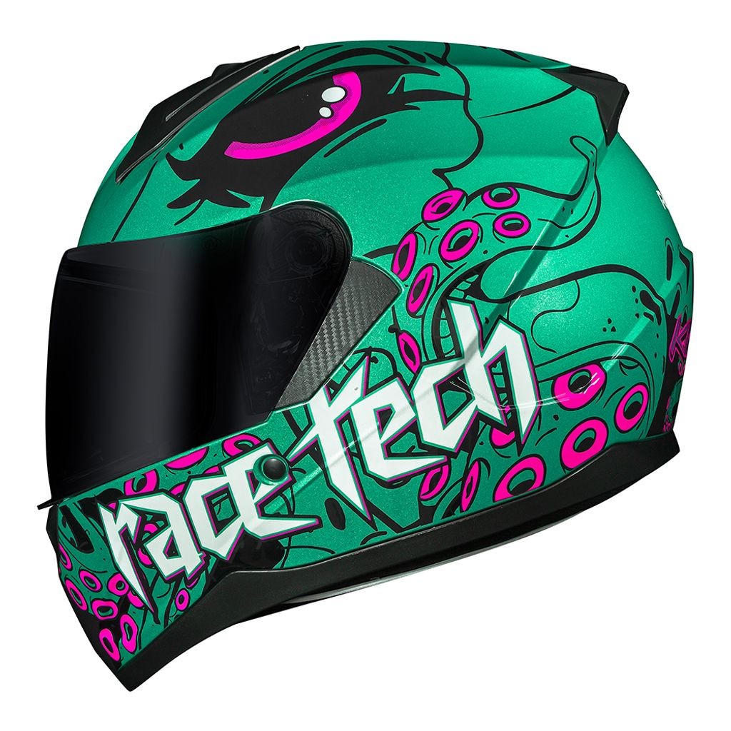 Capacete Race Tech Sector Kraken Rosa Capacete Race Tech Sector Kraken Rosa