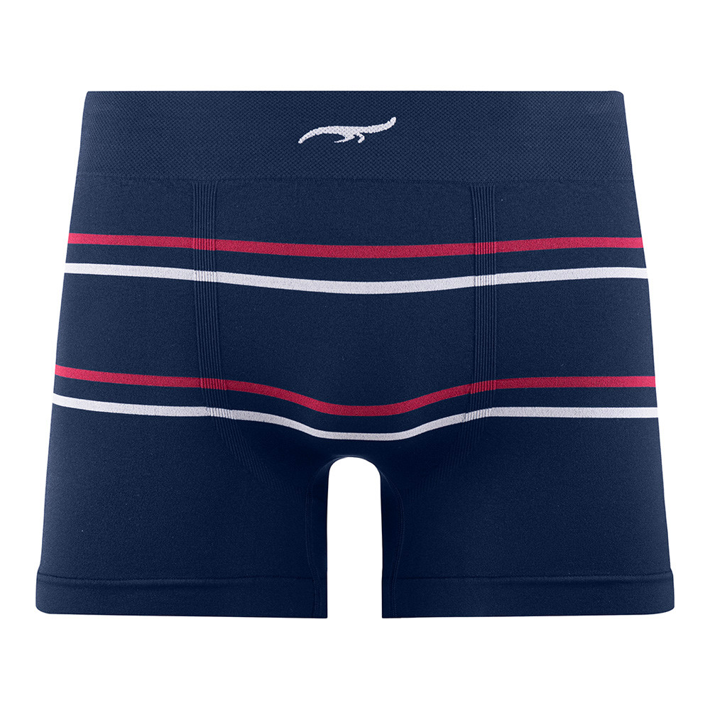 Cueca Boxer Listrada sem Costura Navy Zee Rucci Cueca Boxer Listrada sem Costura Navy Zee Rucci