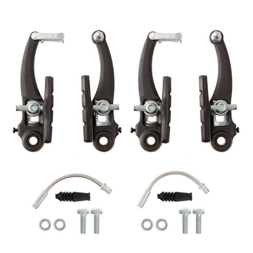 Freio V-Brake Nylon com Pino e Sapata 70mm PACO Freio V-Brake Nylon com Pino e Sapata 70mm PACO