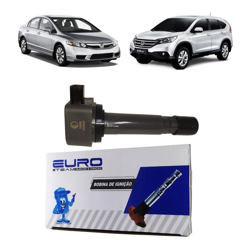 Bobina Igniçao New Civic 2007/2015 Accord Cr-v 2.0 2006/2013 Bobina Igniçao New Civic 2007/2015 Accord Cr-v 2.0 2006/2013