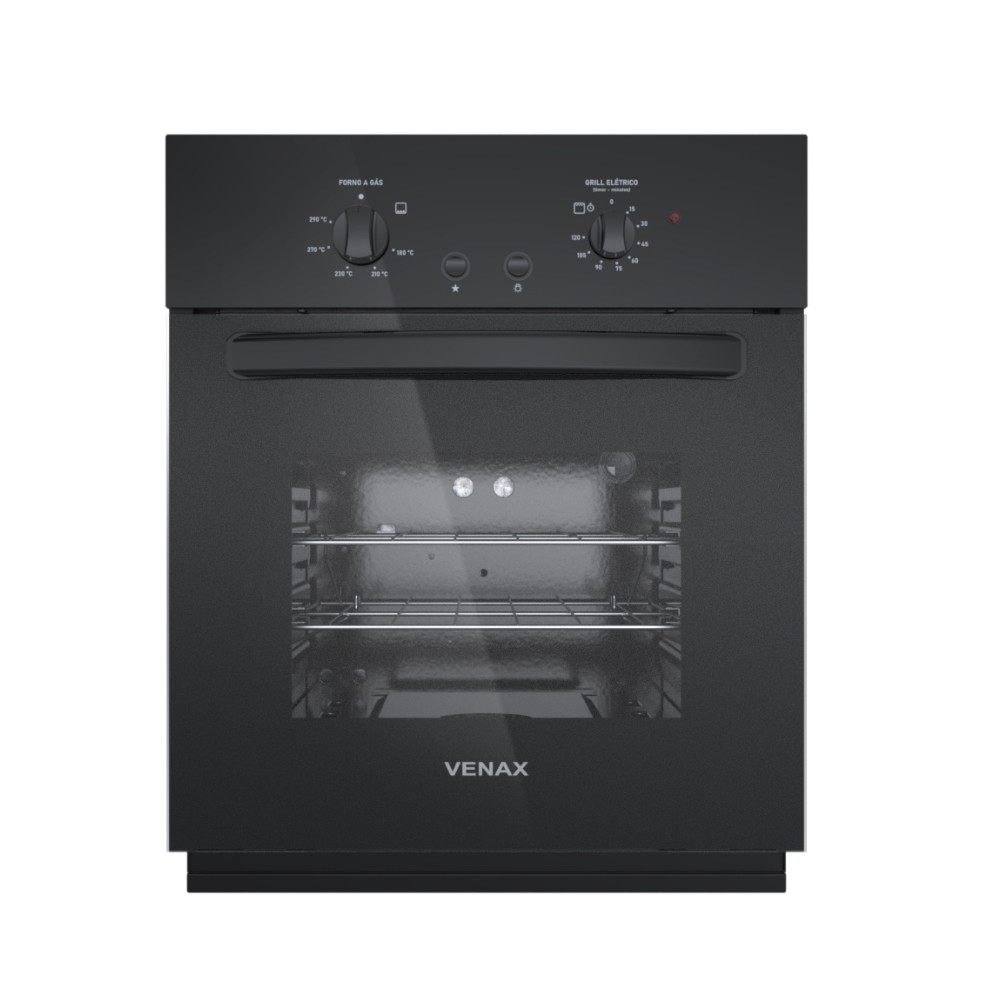 Forno de Embutir Venax Totale Nero Giii 50 Litros a Gas Preto Forno de Embutir Venax Totale Nero Giii 50 Litros a Gas Preto