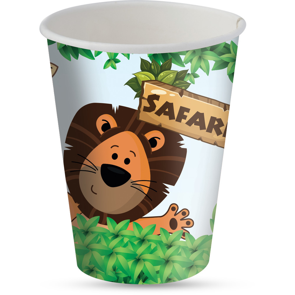 8~40 COPO PAPEL FESTA SAFARI 200ML FESTCOLOR 8~40 COPO PAPEL FESTA SAFARI 200ML FESTCOLOR
