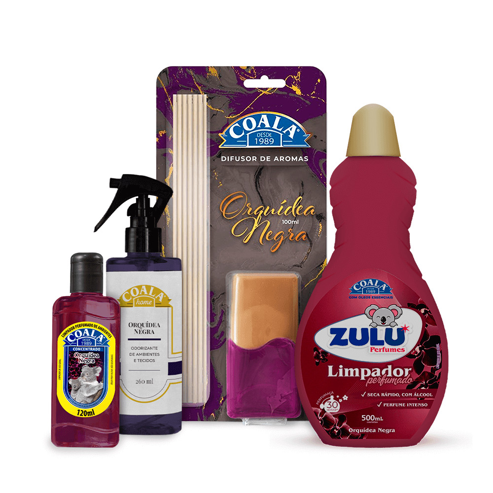 Kit Coala – Os Favoritos Orquídea Negra Kit Coala – Os Favoritos Orquídea Negra