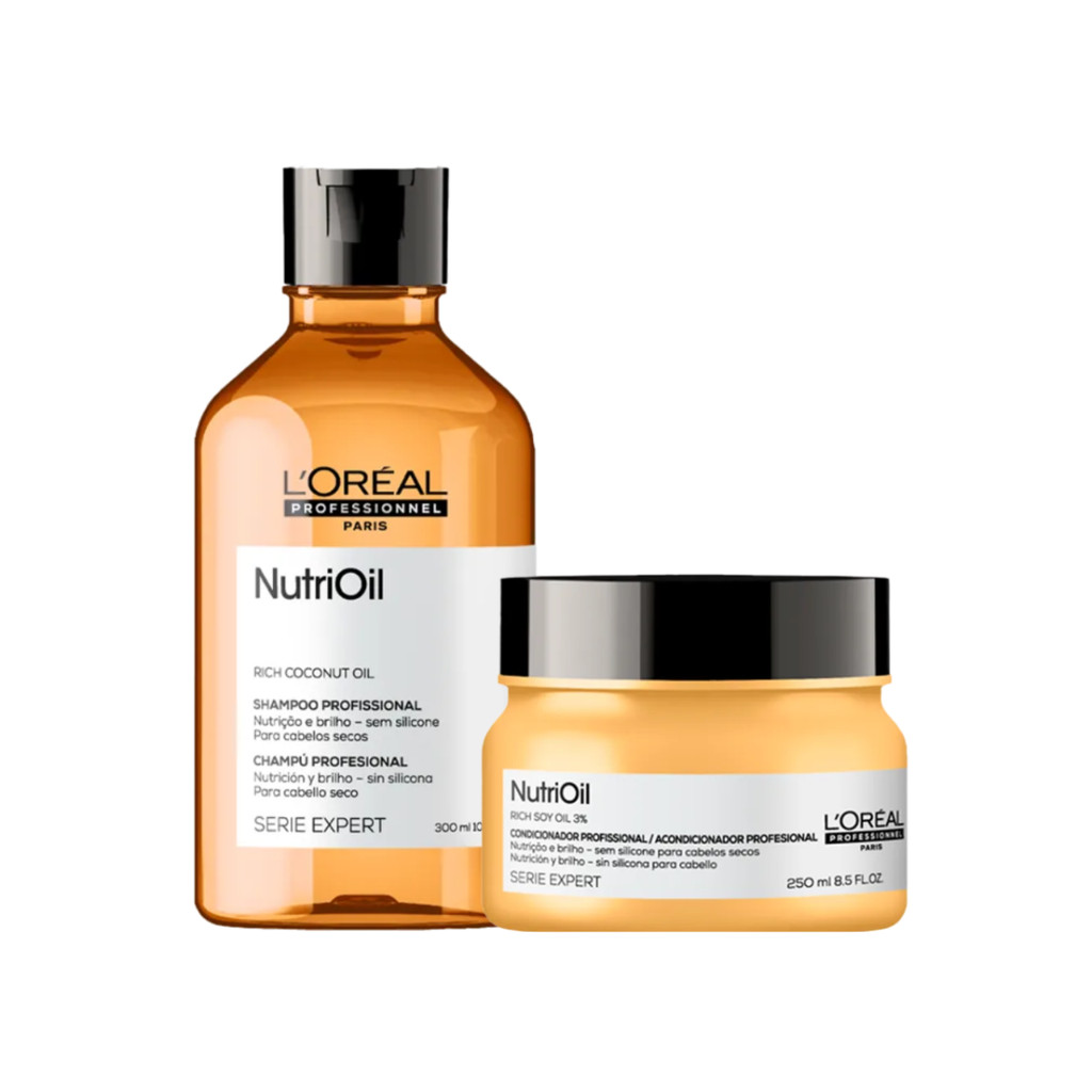 Kit NutriOil Shampoo 300ml e Máscara 250g Kit NutriOil Shampoo 300ml e Máscara 250g