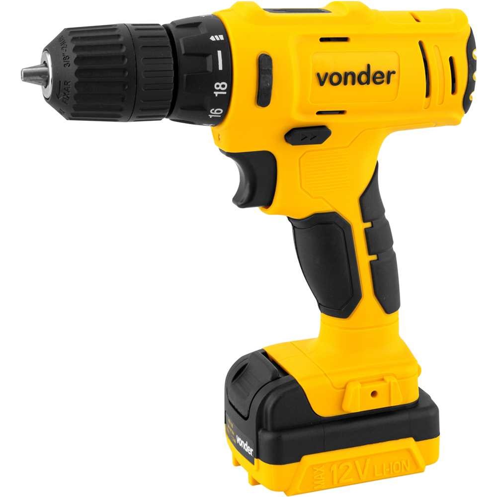 Parafusadeira Furadeira A Bateria Sem Impacto 12V Vonder Parafusadeira Furadeira A Bateria Sem Impacto 12V Vonder