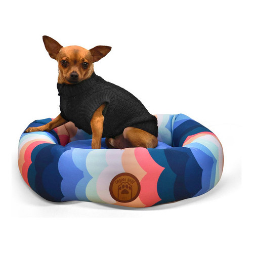 Caminha Pet Redonda Cachorros E Gatos 47cm Urban Pet Azul Caminha Pet Redonda Cachorros E Gatos 47cm Urban Pet Azul