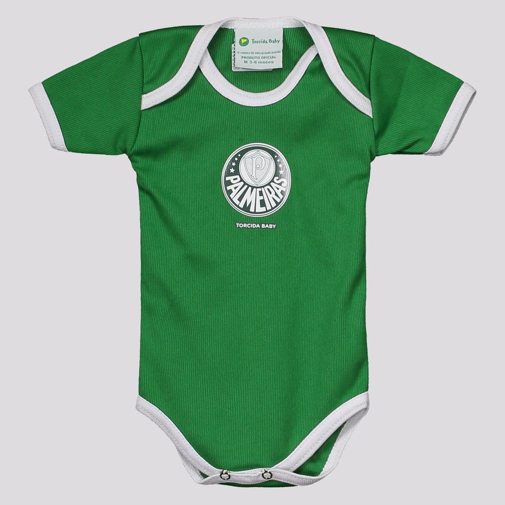 Body Palmeiras Basic Verde Body Palmeiras Basic Verde