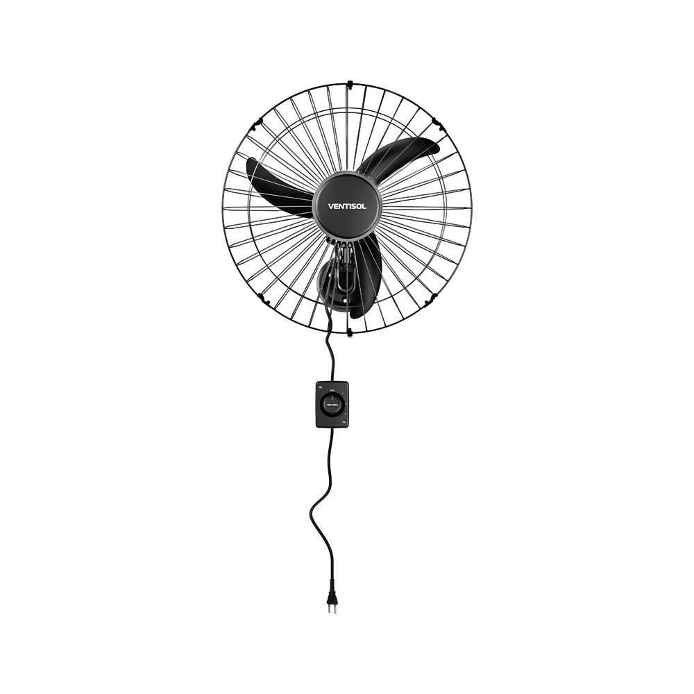 Ventilador de Parede Ventisol 50CM Preto Bivolt 538 Ventilador de Parede Ventisol 50CM Preto Bivolt 538