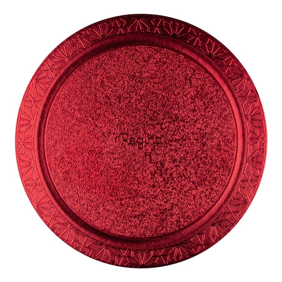 Base para Bolo Cake Board Redondo – Vermelho Metalizado – 28cm – 1 unidade – Regina – Rizzo Base para Bolo Cake Board Redondo – Vermelho Metalizado – 28cm – 1 unidade – Regina – Rizzo