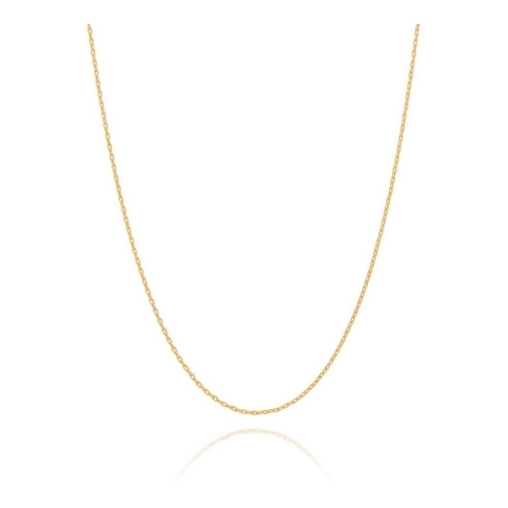 Colar Rommanel – Antialérgico – Banhado Ouro 42 Cm Original Fio Cadeado Feminino ou Infantil 531638 Colar Rommanel – Antialérgico – Banhado Ouro 42 Cm Original Fio Cadeado Feminino ou Infantil 531638