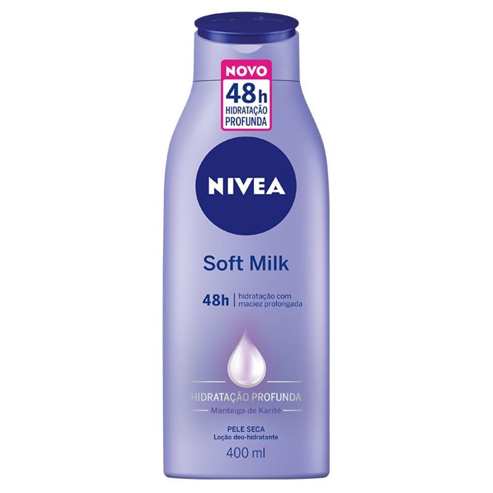 NIVEA SOFT MILK CREME HIDRATANTE PELE SECA COM 400ML NIVEA SOFT MILK CREME HIDRATANTE PELE SECA COM 400ML