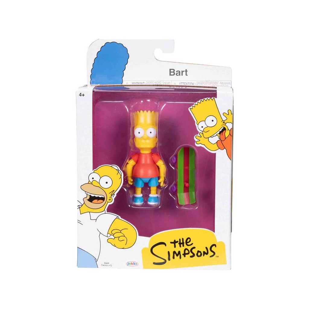 Boneco Bart de 9cm com Skate – Os Simpsons Boneco Bart de 9cm com Skate – Os Simpsons