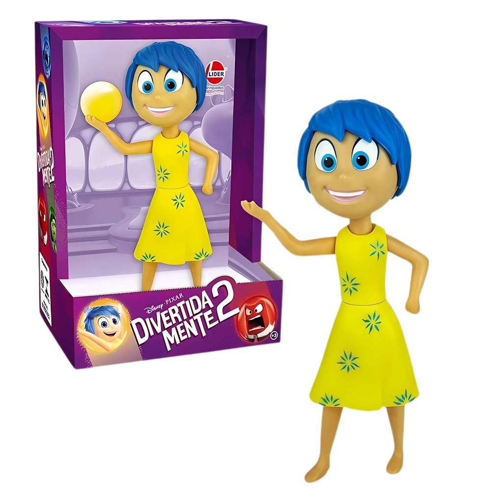 Boneca Infantil Vinil Alegria Divertida-Mente 2 Lider – 3699 Boneca Infantil Vinil Alegria Divertida-Mente 2 Lider – 3699