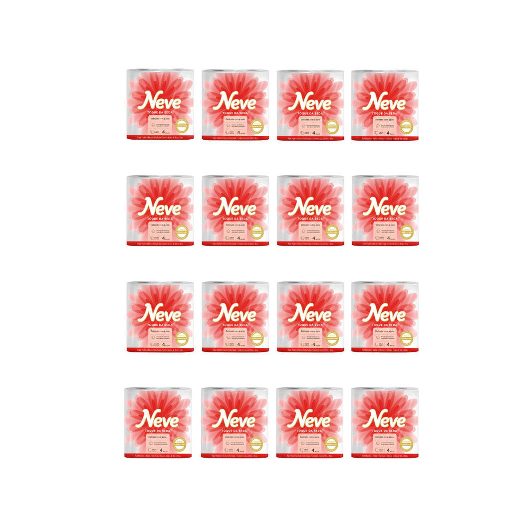 Papel Higiênico Folha Dupla 16×4 Neve Papel Higiênico Folha Dupla 16×4 Neve