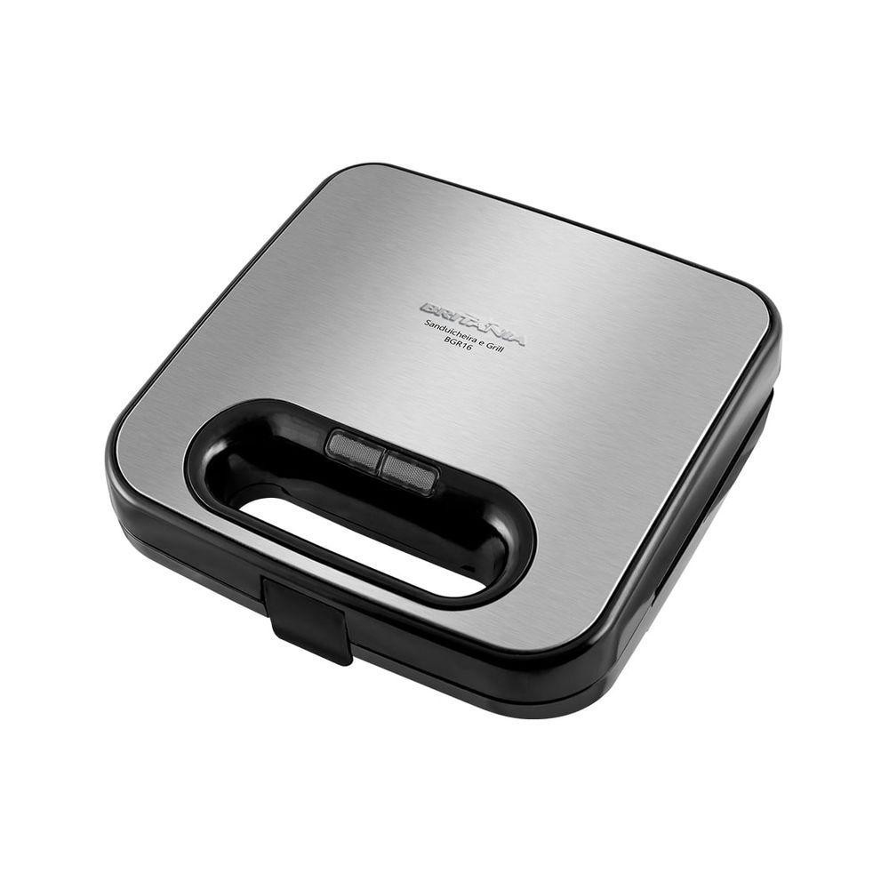 Sanduicheira E Grill Britânia BGR16 2 Em 1 Redstone 750W 110V Sanduicheira E Grill Britânia BGR16 2 Em 1 Redstone 750W 110V