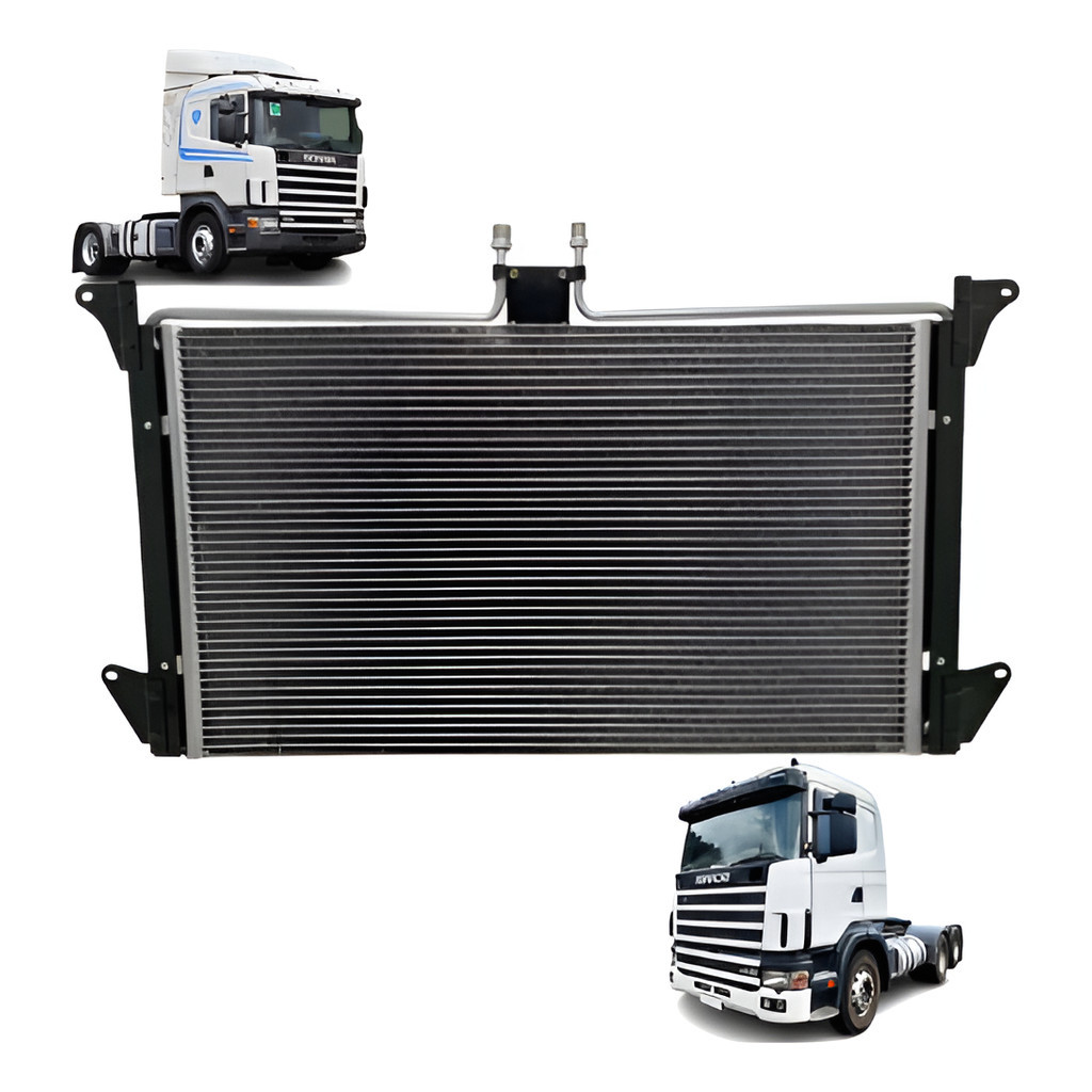 Condensador Ar Scania 114 / 124 Até 2007 Adaptação Fluxo Condensador Ar Scania 114 / 124 Até 2007 Adaptação Fluxo