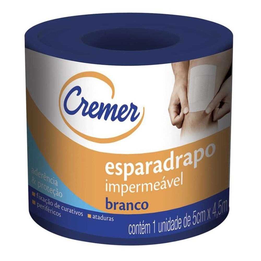Esparadrapo Impermeavel Nexcare Branco 5cm x 4,5m Esparadrapo Impermeavel Nexcare Branco 5cm x 4,5m