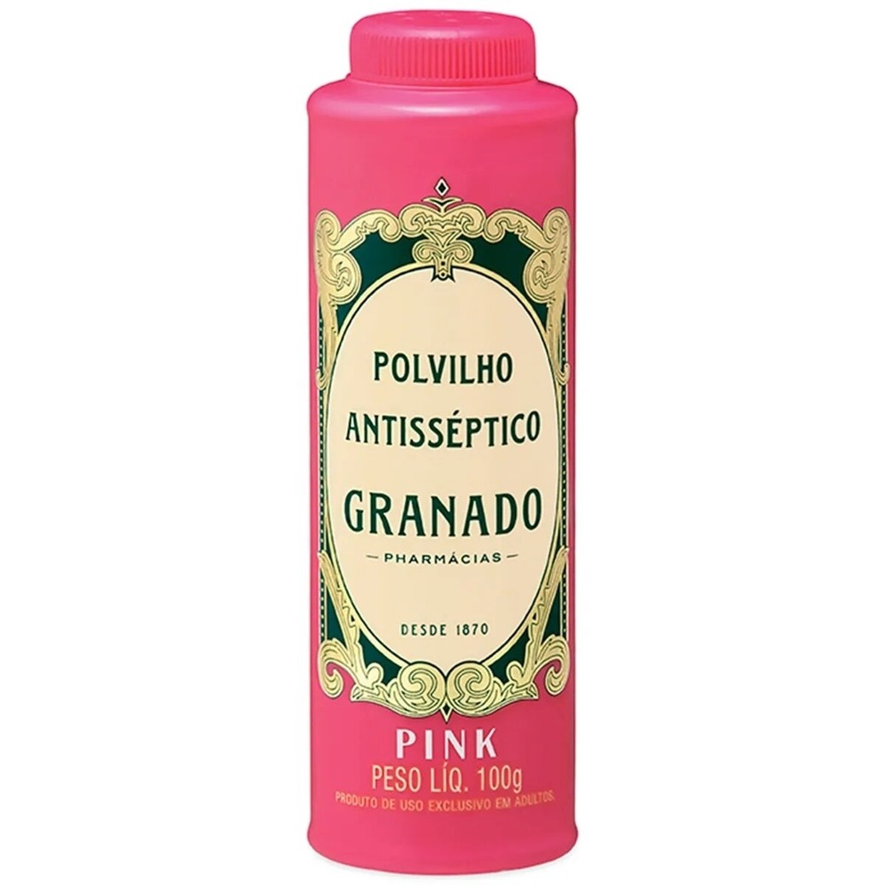 Talco Antisseptico Polvilho Granado Pink 100G