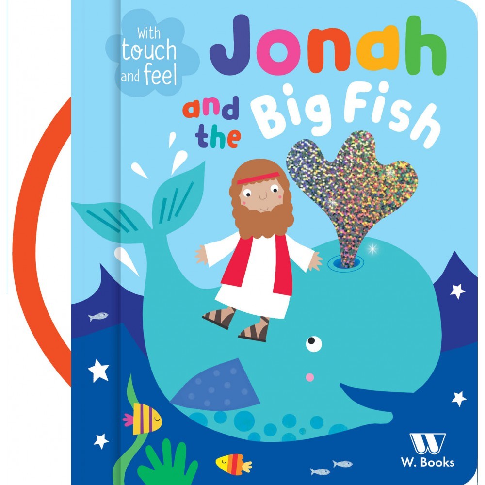 Livro Almofadado pequeno Jonah and the Big Fish W.Books Livro Almofadado pequeno Jonah and the Big Fish W.Books