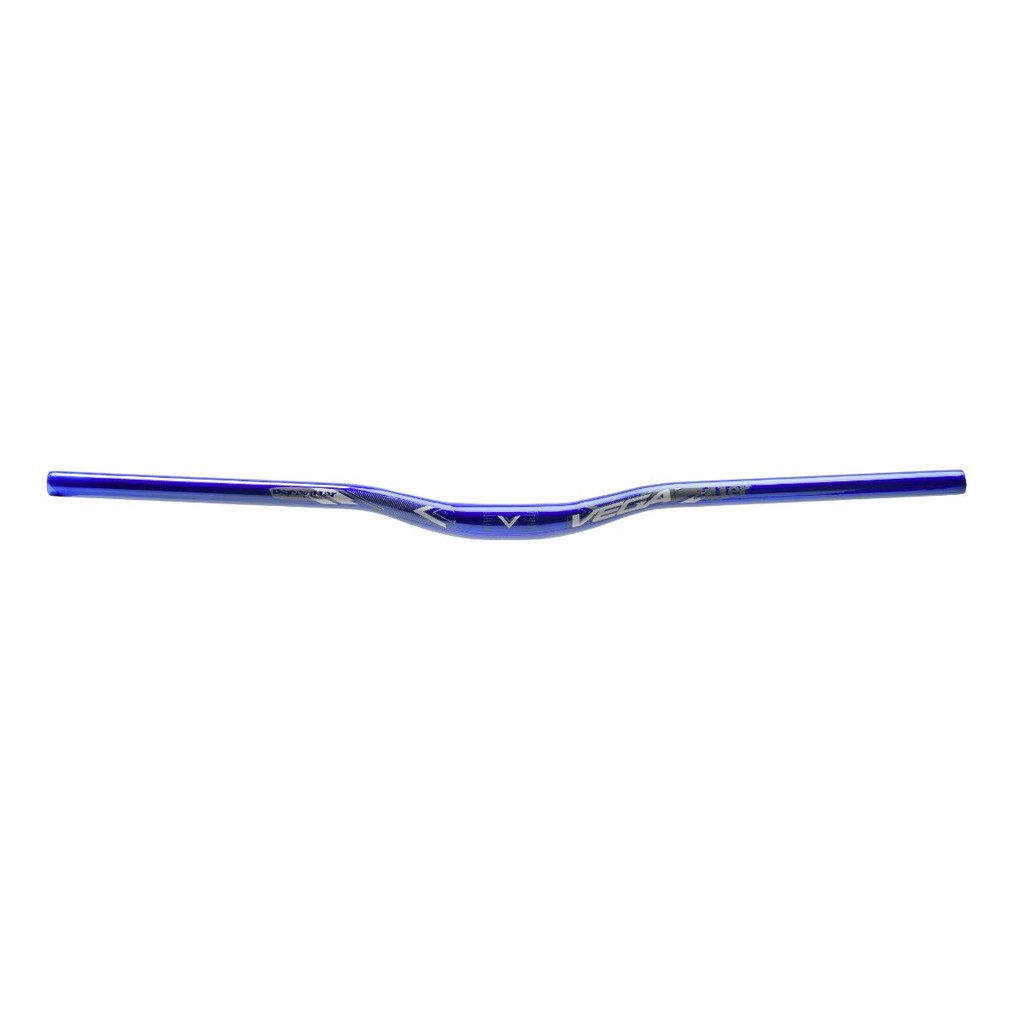Guidão Curvo De Alumínio 780mm Vega Azul/Branco Guidão Curvo De Alumínio 780mm Vega Azul/Branco