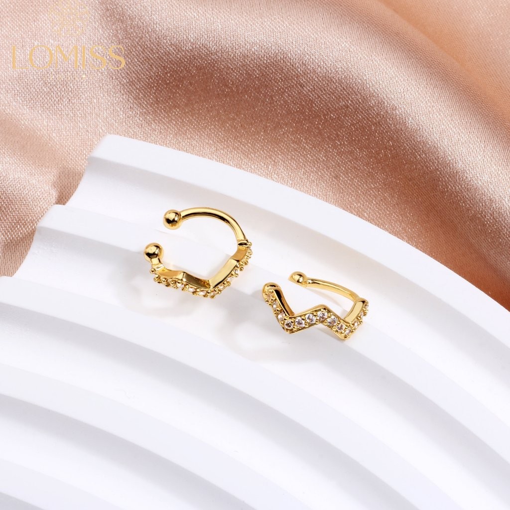 Brincos Femininos Delicado Elegante Antialérgico Tarraxa De Clipe De Irregular Piercing Fake Folheado Platina Zig-Zag Zircônia Cravejada Brincos Femininos Delicado Elegante Antialérgico Tarraxa De Clipe De Irregular Piercing Fake Folheado Platina Zig-Zag Zircônia Cravejada