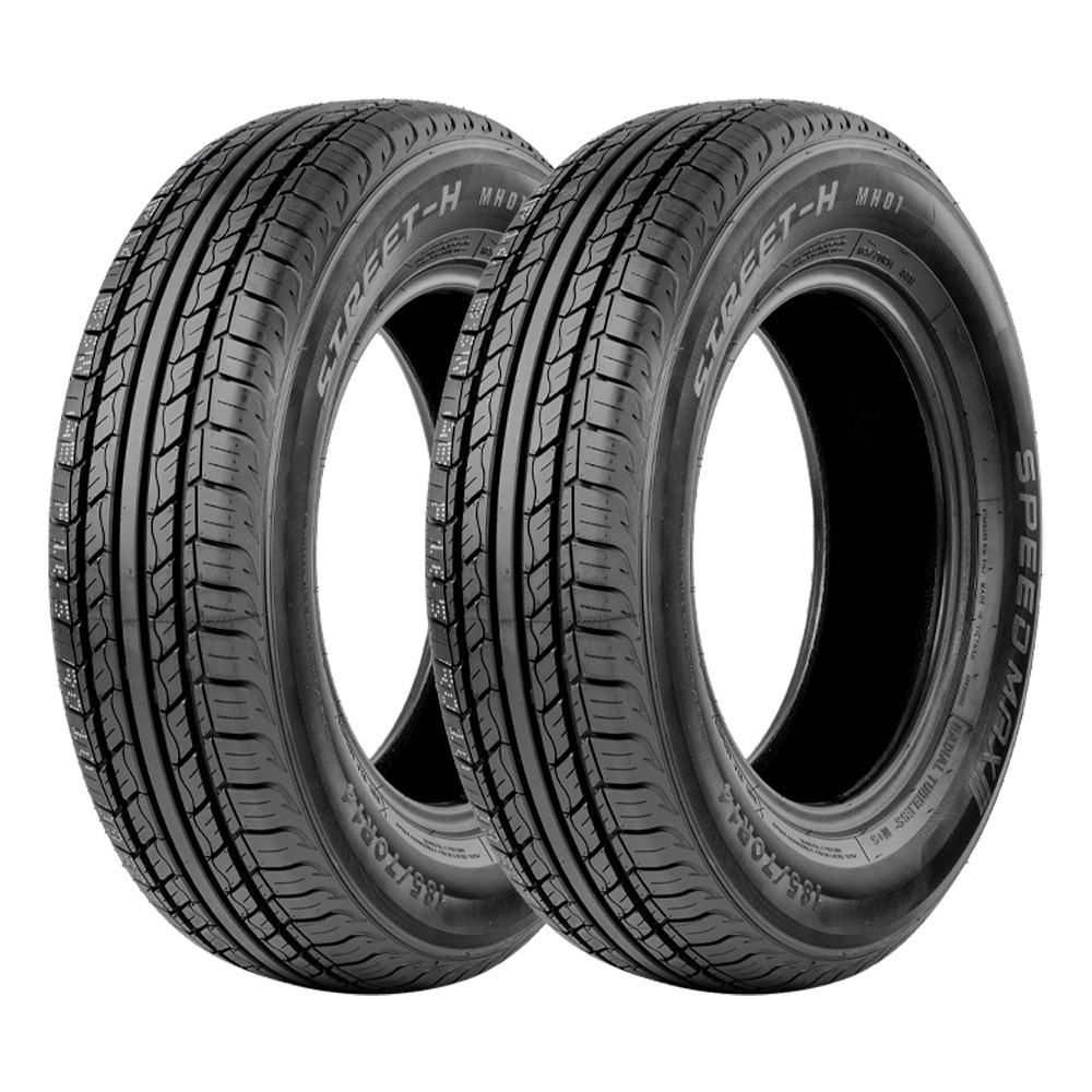 Jogo 2 Pneus Speedmax Aro 15 MH01 195/55R15 85V Jogo 2 Pneus Speedmax Aro 15 MH01 195/55R15 85V