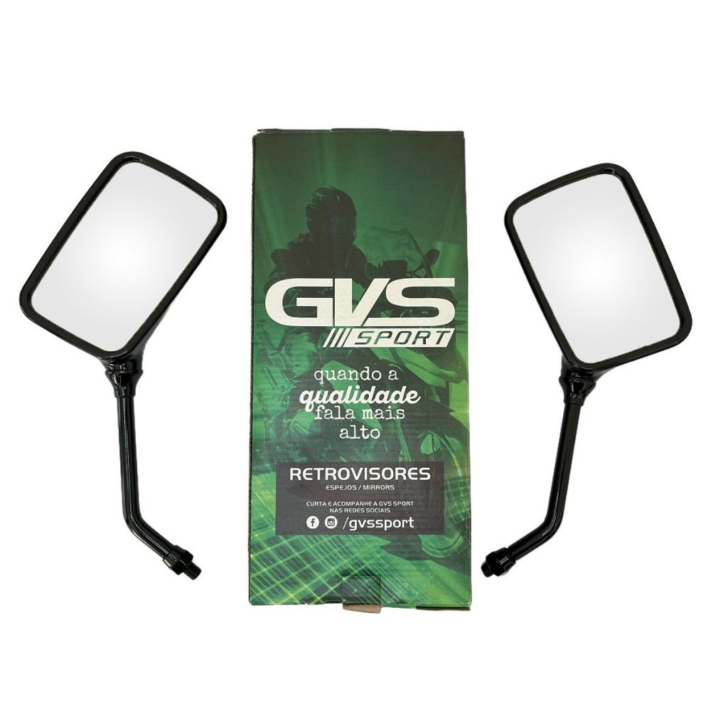Retrovisor Twister Cbx 200 Strada Honda Gvs Original Preto Retrovisor Twister Cbx 200 Strada Honda Gvs Original Preto