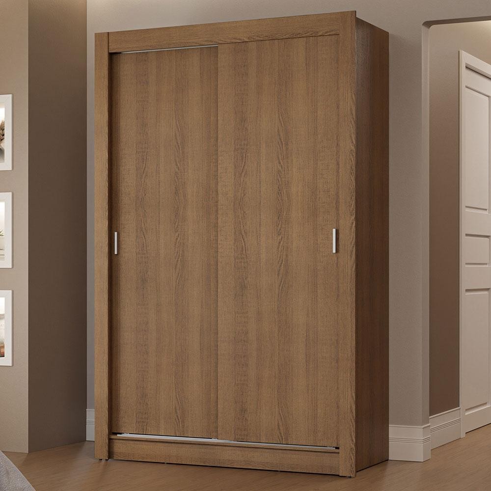 Guarda-Roupa Solteiro 2 Portas de Correr 2 Gavetas Rustic Vivare Madesa Guarda-Roupa Solteiro 2 Portas de Correr 2 Gavetas Rustic Vivare Madesa